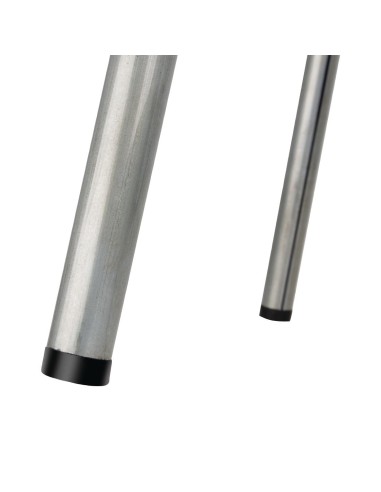 Tabouret bas Bolero Cantina - lot de 4, acier galvanisé