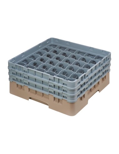 Casier à verres 36 compartiments Cambro beige 174mm