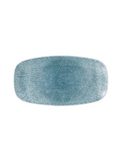 Assiettes oblongues Churchill Topaz Blue - Lot de 6