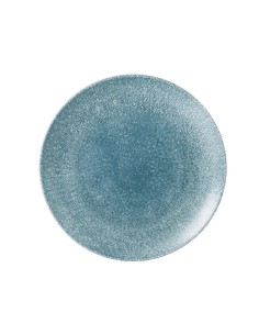 Assiettes Churchill Studio Prints Raku Topaz Blue 288mm - Lot de 12