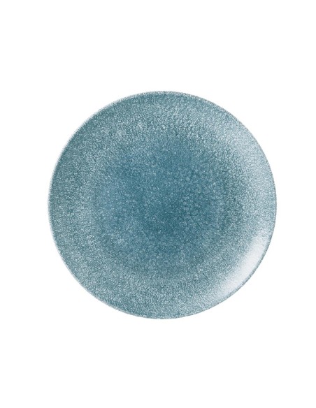 Assiettes Churchill Studio Prints Raku Topaz Blue 288mm - Lot de 12