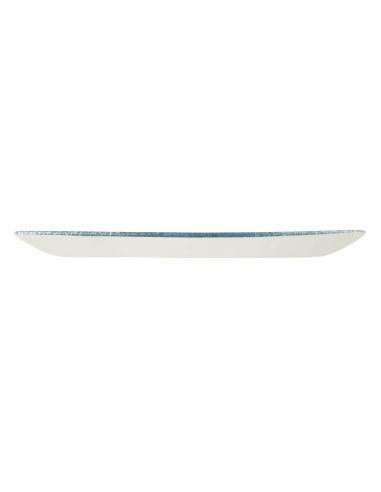 Assiettes oblongues Churchill Topaz Blue - Lot de 6