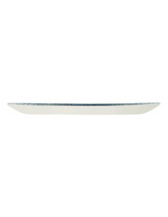 Assiettes oblongues Churchill Topaz Blue 298mm - Lot de 12 2