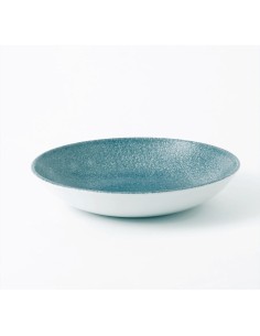 Assiettes coupe ronde Churchill Studio Raku Topaz Blue 12 pcs 2