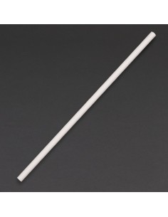 Pailles en papier compostables Fiesta 210 mm - Lot de 250