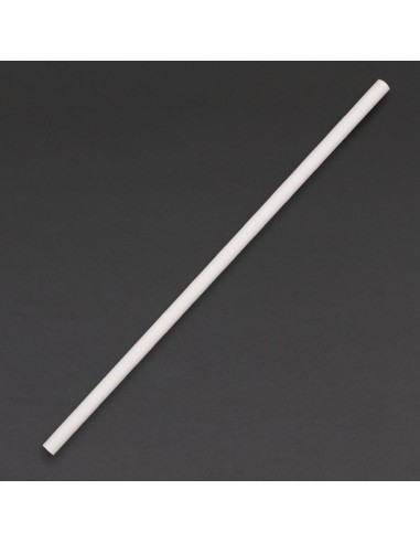 Pailles en papier compostables Fiesta 210 mm - Lot de 250