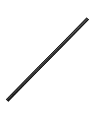 Pailles en papier noires Fiesta Recyclable - Lot de 250