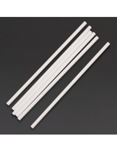Pailles en papier compostables Fiesta 210 mm - Lot de 250 2
