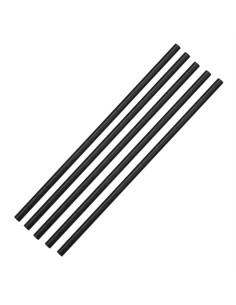 Pailles en papier noires Fiesta Recyclable - Lot de 250 2