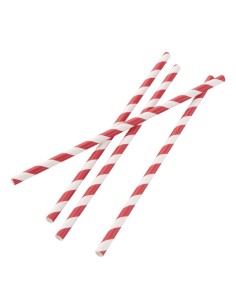 Pailles en papier compostables Fiesta 250 pcs - 210 mm 2