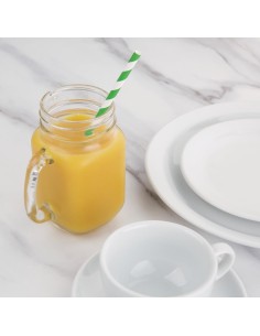 Pailles en papier compostables Fiesta - Lot de 250 2