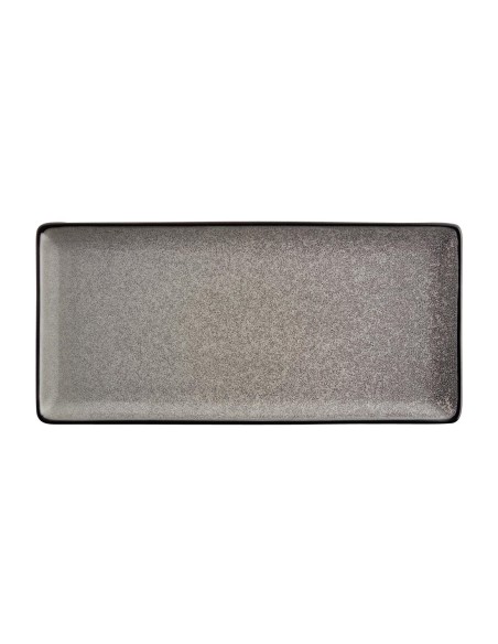 Assiettes rectangulaires Olympia Mineral 335mm - lot de 4