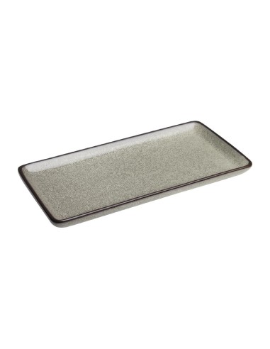 Assiettes rectangulaires Olympia Mineral 228 mm - lot de 6