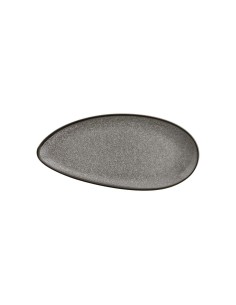 Assiettes feuille Olympia Mineral 305mm - lot de 6