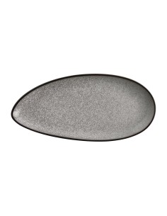 Assiettes feuille Olympia Mineral 255mm - lot de 6