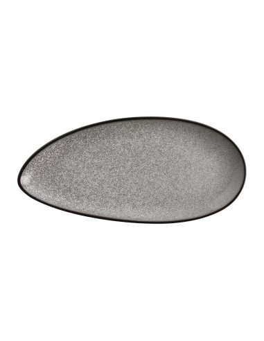 Assiettes feuille Olympia Mineral 255mm - lot de 6