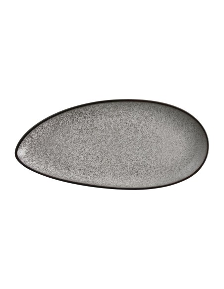 Assiettes feuille Olympia Mineral 255mm - lot de 6