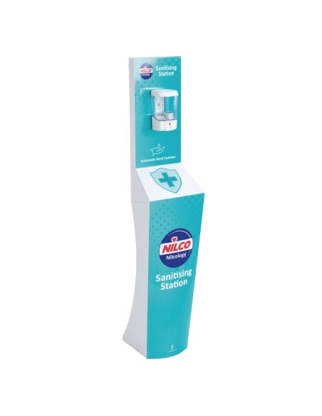 Station de désinfection sans contact Nilco 700 ml - Aluminium