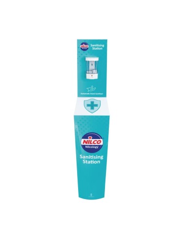 Station de désinfection sans contact Nilco 700 ml - Aluminium