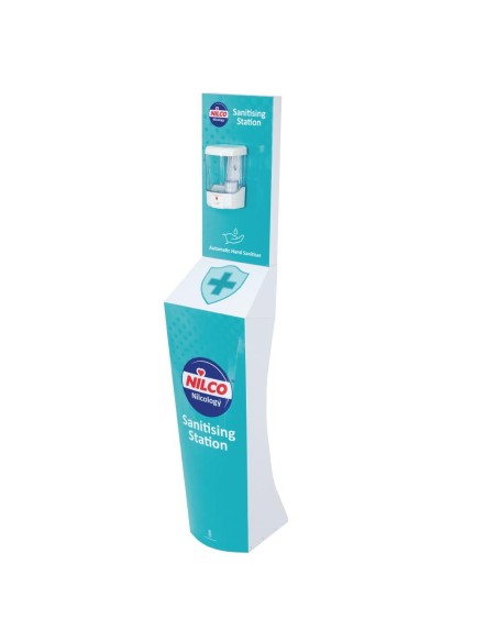 Station de désinfection sans contact Nilco 700 ml - Aluminium