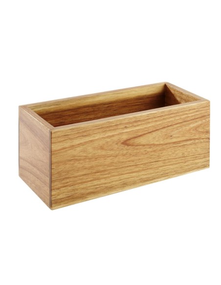 Rangement de table acacia APS 100 x 230 mm - Porte-condiments