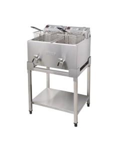 Support Buffalo double friteuse FC375 FC377 - Inox 2
