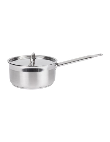 Casserole inox 200mm 3L Nisbets Essentials - Induction