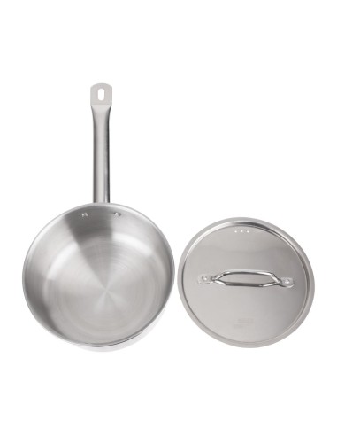 Casserole inox 200mm 3L Nisbets Essentials - Induction