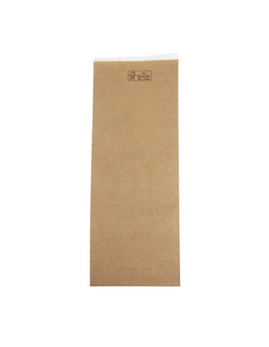 Pochettes à couverts papier kraft recyclable - lot 2000 Westpak