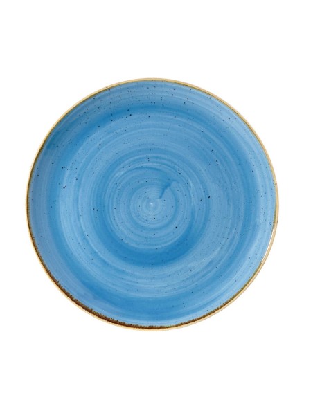 Assiettes Churchill Stonecast 260 mm Bleu - Lot de 12