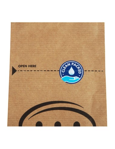 Pochettes à couverts papier kraft recyclable - lot 2000 Westpak