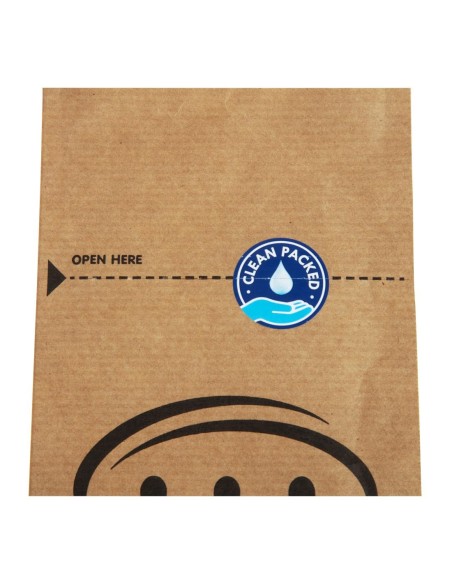 Pochettes à couverts papier kraft recyclable - lot 2000 Westpak