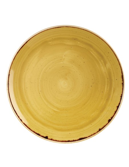 Assiettes Churchill Stonecast Yellow 288mm - Lot de 12