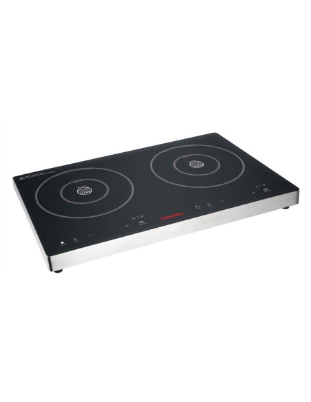 Double plaque induction Caterlite 3 kW - inox