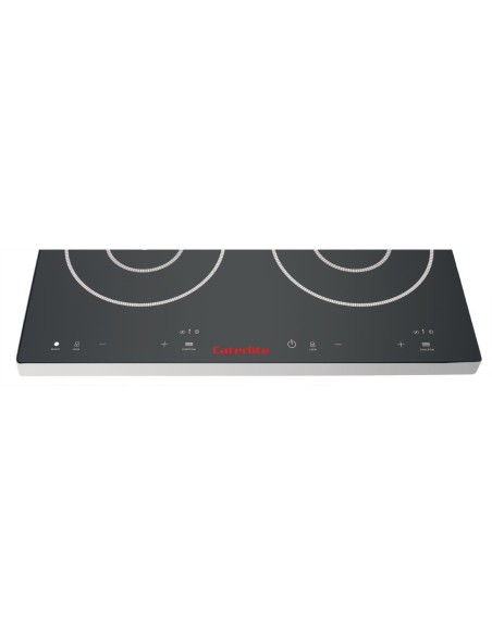 Double plaque induction Caterlite 3 kW - inox