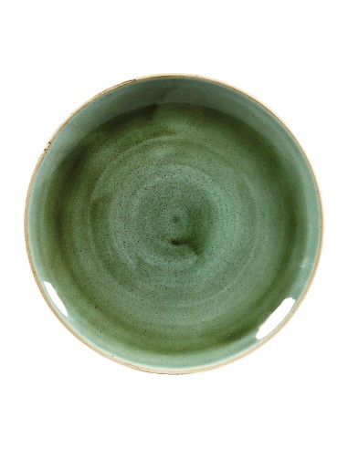 Assiettes Churchill Stonecast Vert 217mm - Lot de 12