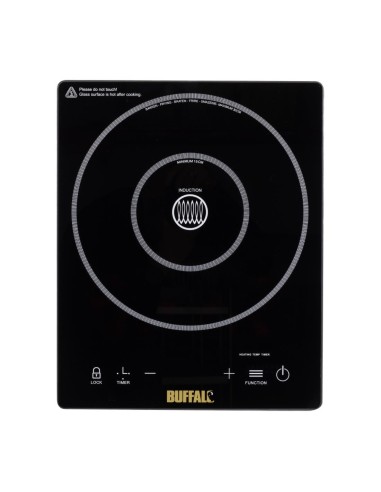 Plaque induction Buffalo 3kW à commande tactile - 3000W