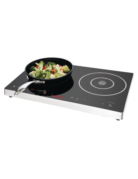 Double plaque induction Caterlite 3 kW - inox