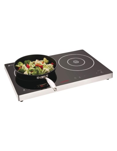 Double plaque induction Caterlite 3 kW - inox