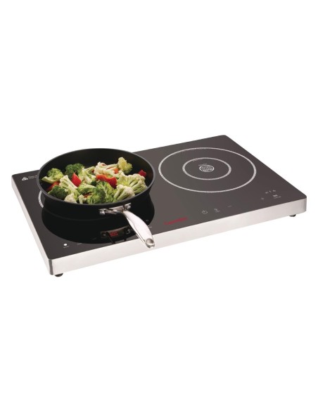 Double plaque induction Caterlite 3 kW - inox