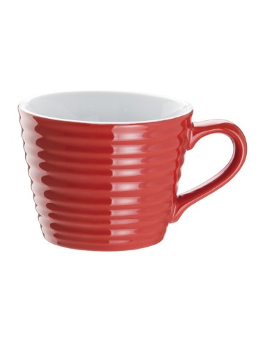 Mugs Olympia Café Aroma rouges 230 ml - lot de 6