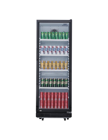 Vitrine réfrigérée positive Nisbets Essentials 346L noir