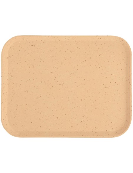 Plateau polyester Cambro Versalite moka moucheté 43 cm