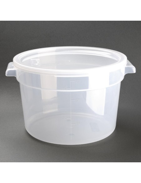 Conteneur alimentaire rond Vogue 10L en polypropylène