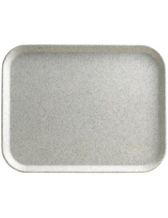 Plateau polyester Versalite Cambro gris moucheté 457mm - robuste et hygiénique