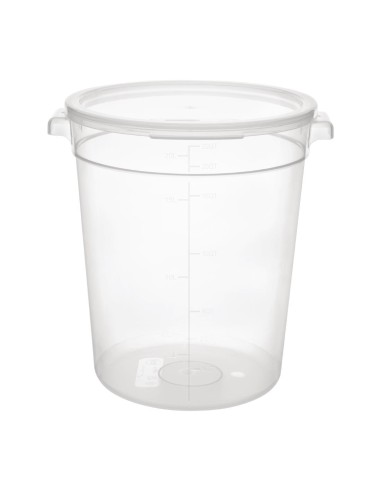 Conteneur alimentaire rond 20L Vogue - Polypropylène