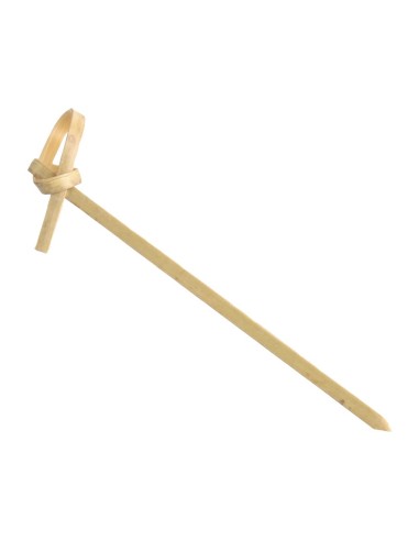 Piques boucles bambou Fiesta Compostable 90mm - lot de 100