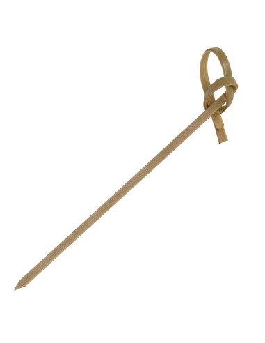 Piques boucles bambou Fiesta Compostable 90mm - lot de 100