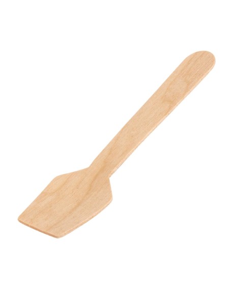 Cuillères à glace en bois Fiesta 96mm - Lot de 100
