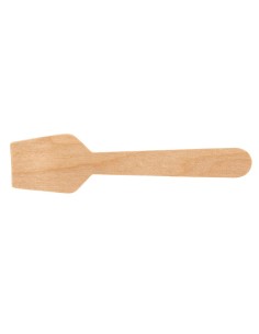 Cuillères à glace en bois Fiesta 96mm - Lot de 100 2